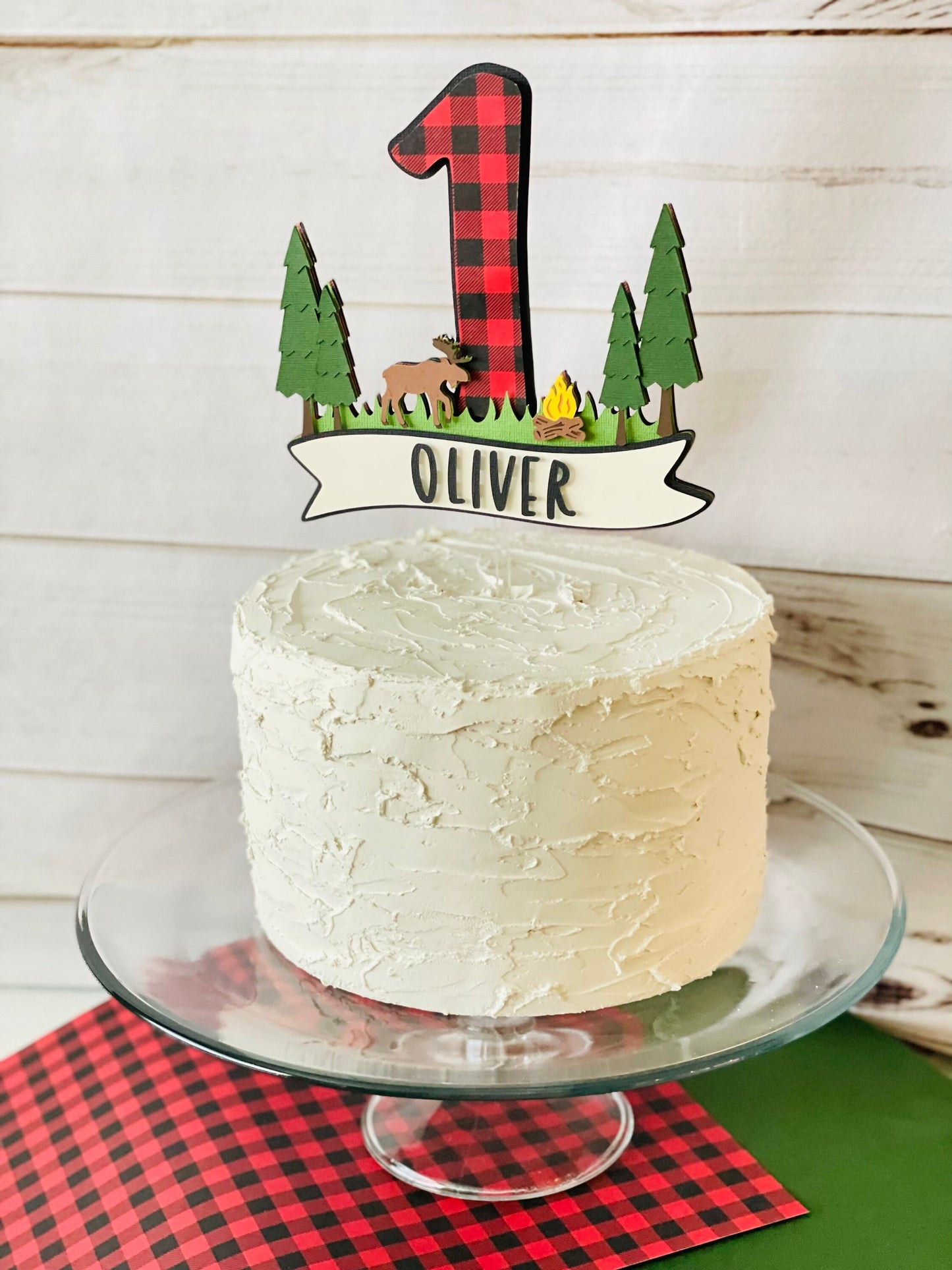 Lumberjack Cake Topper