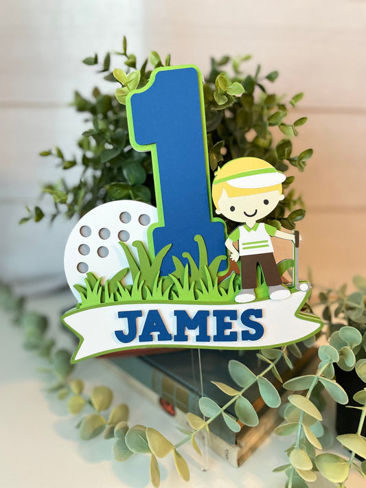 Golf Cake Topper