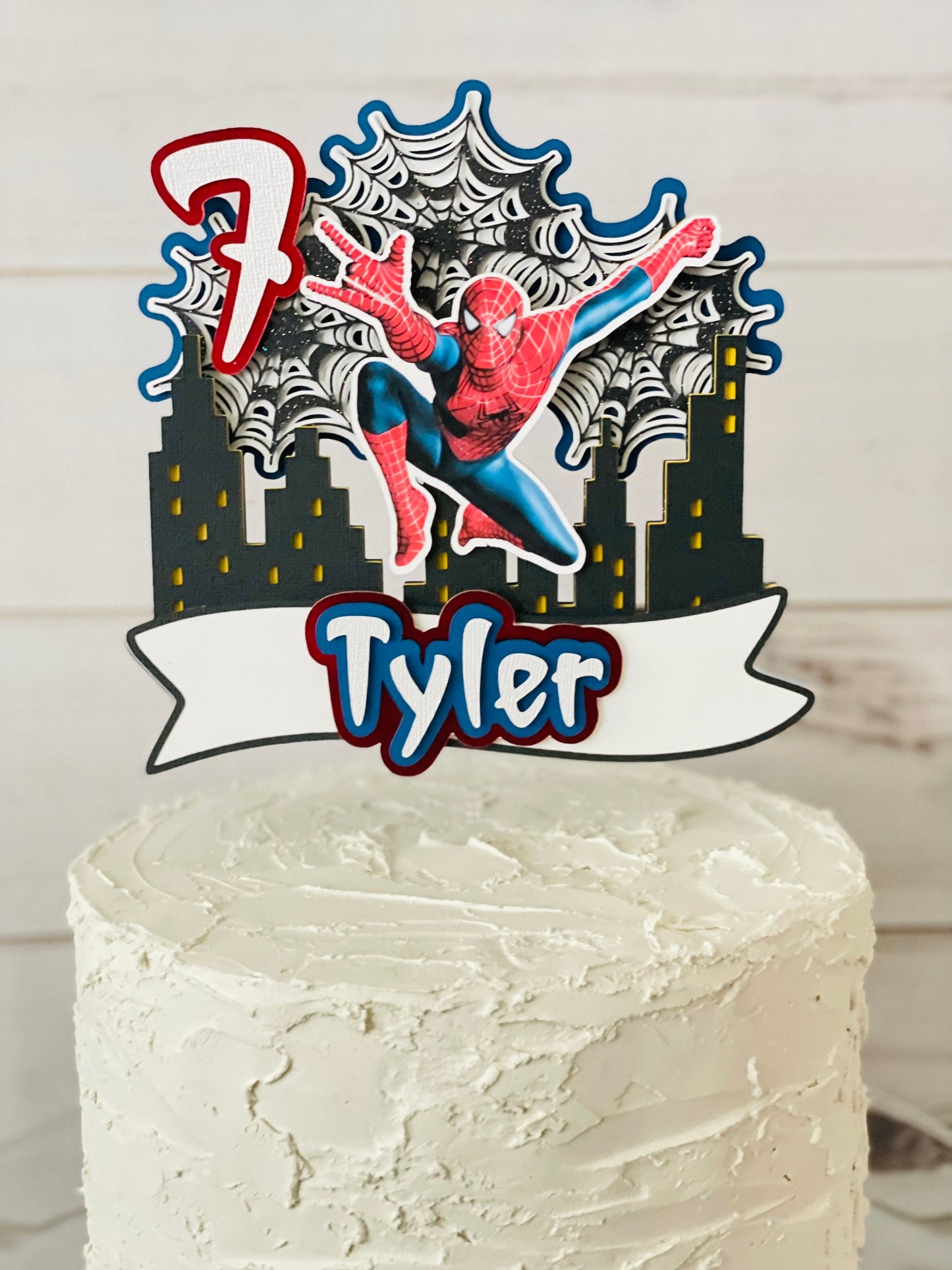 Spiderman Cake Topper