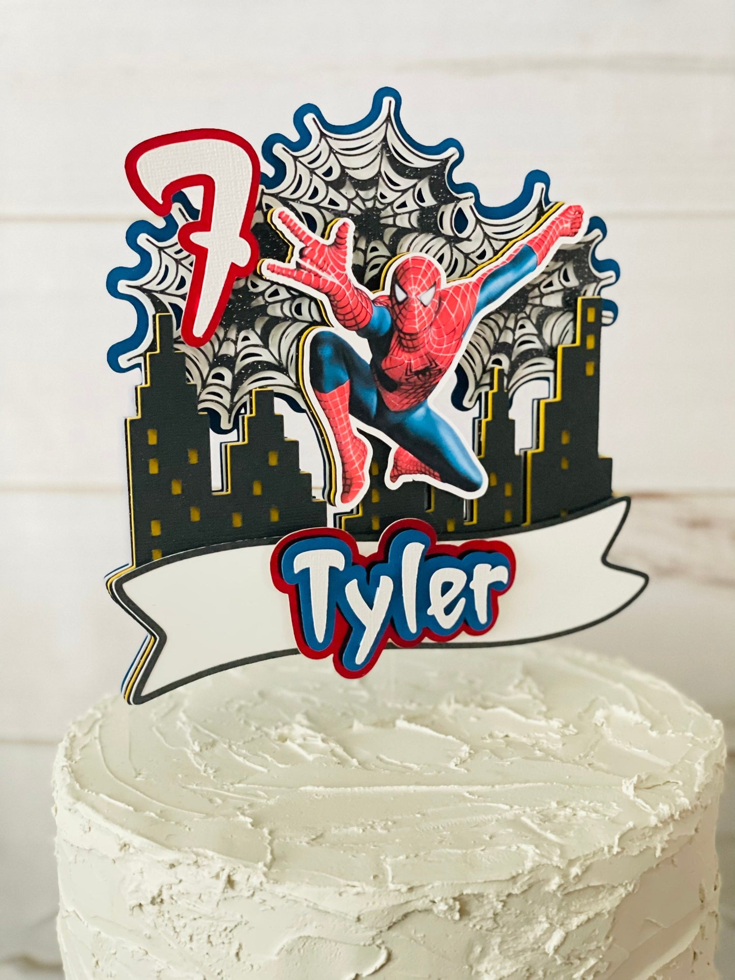 Spiderman Cake Topper