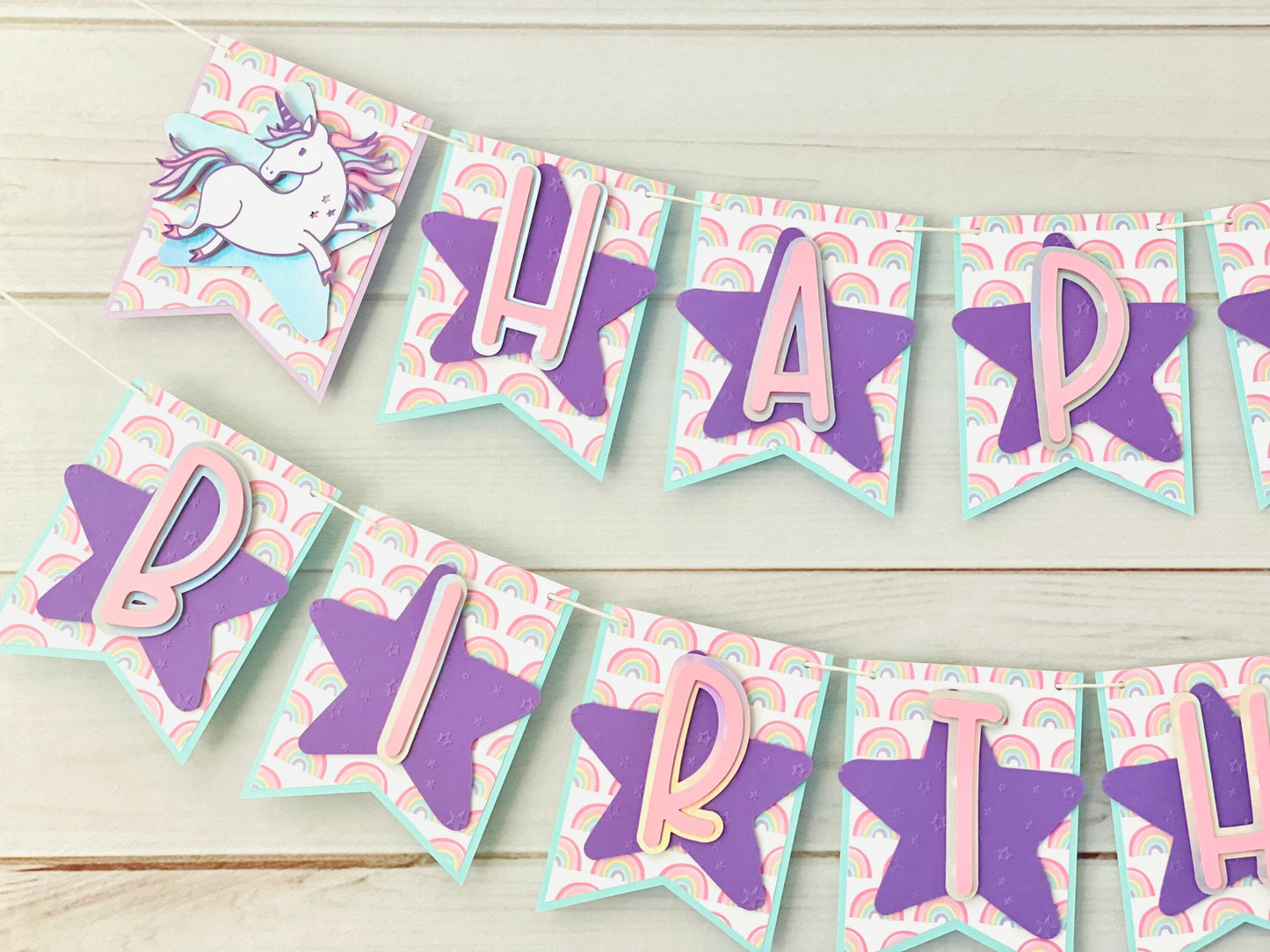 Rainbow Unicorn Banner