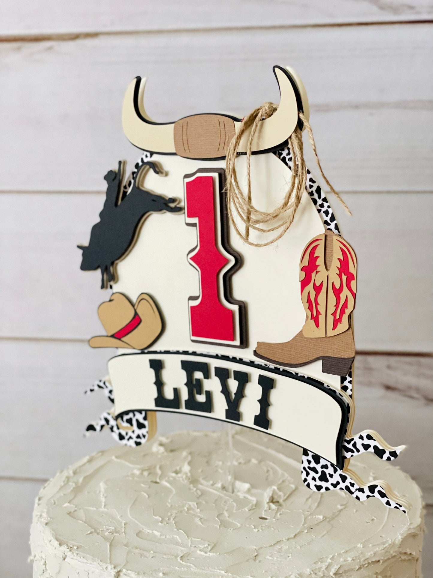 Rodeo Cake Topper