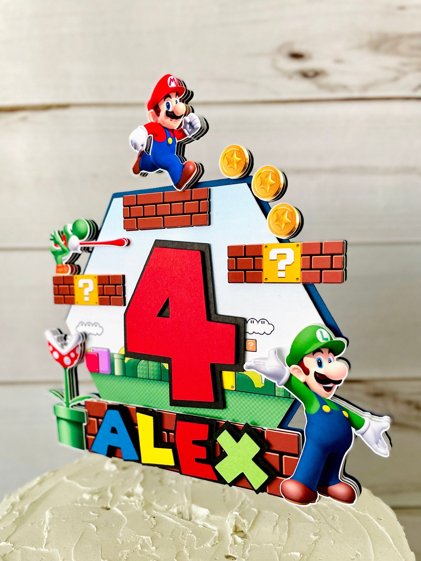 Super Mario Cake Topper