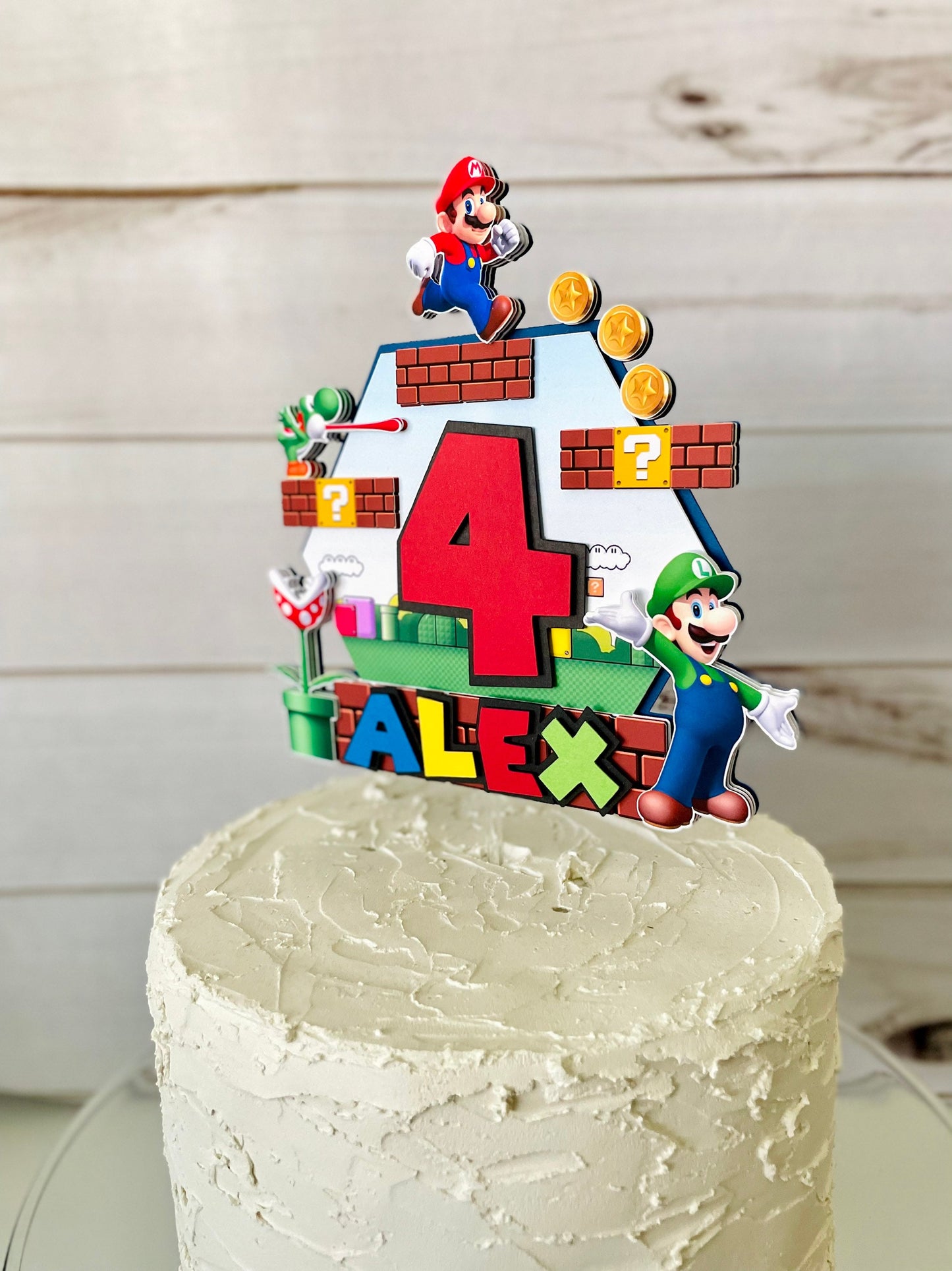 Super Mario Cake Topper