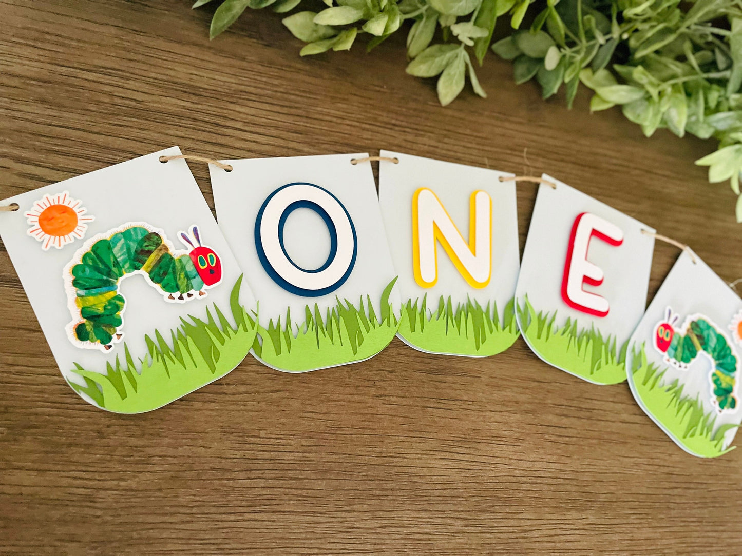 Hungry Caterpillar High Chair Banner