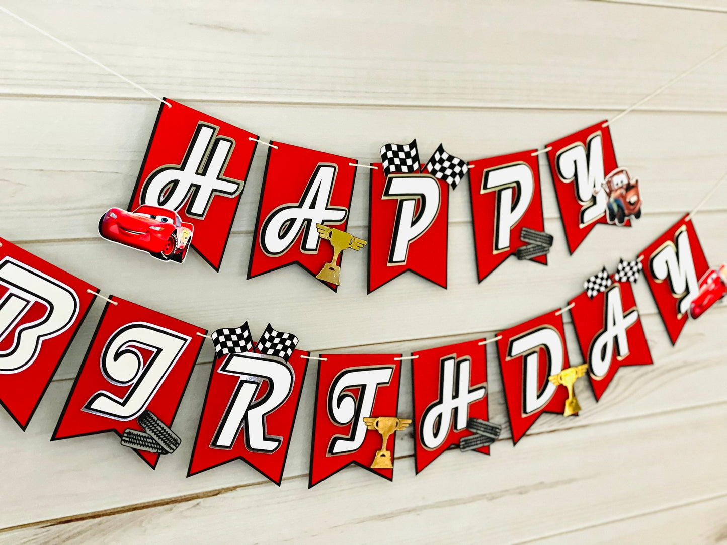 Cars Birthday Banner