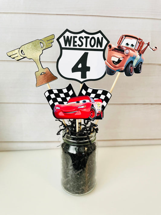 Cars Centerpieces