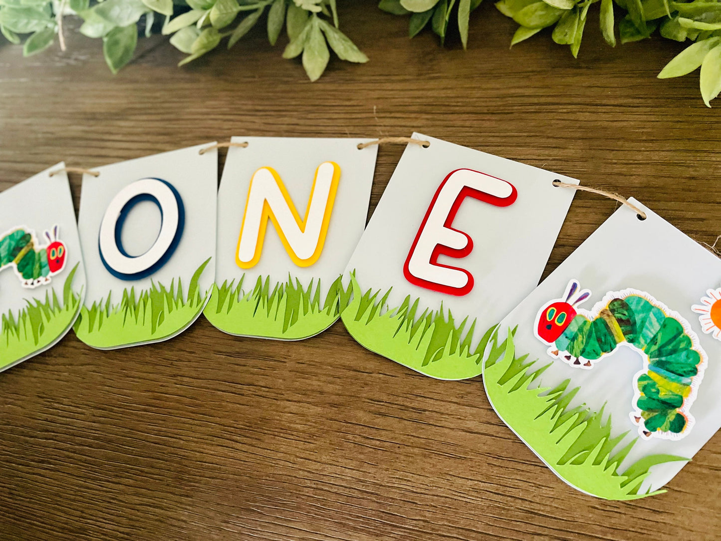 Hungry Caterpillar High Chair Banner