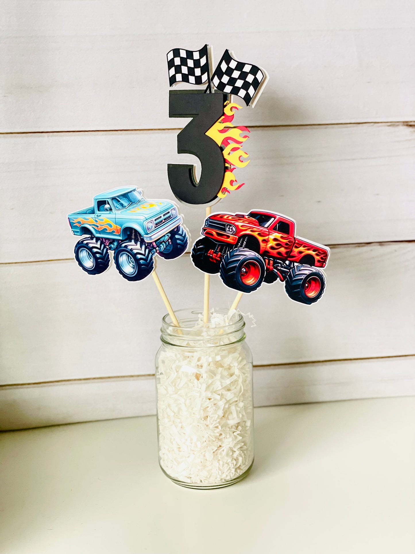 Monster Truck Centerpieces