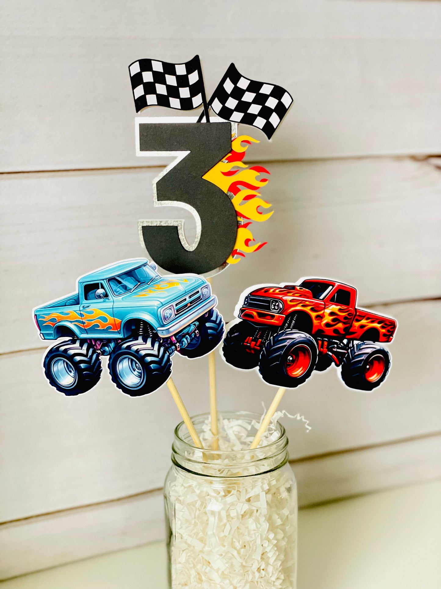 Monster Truck Centerpieces