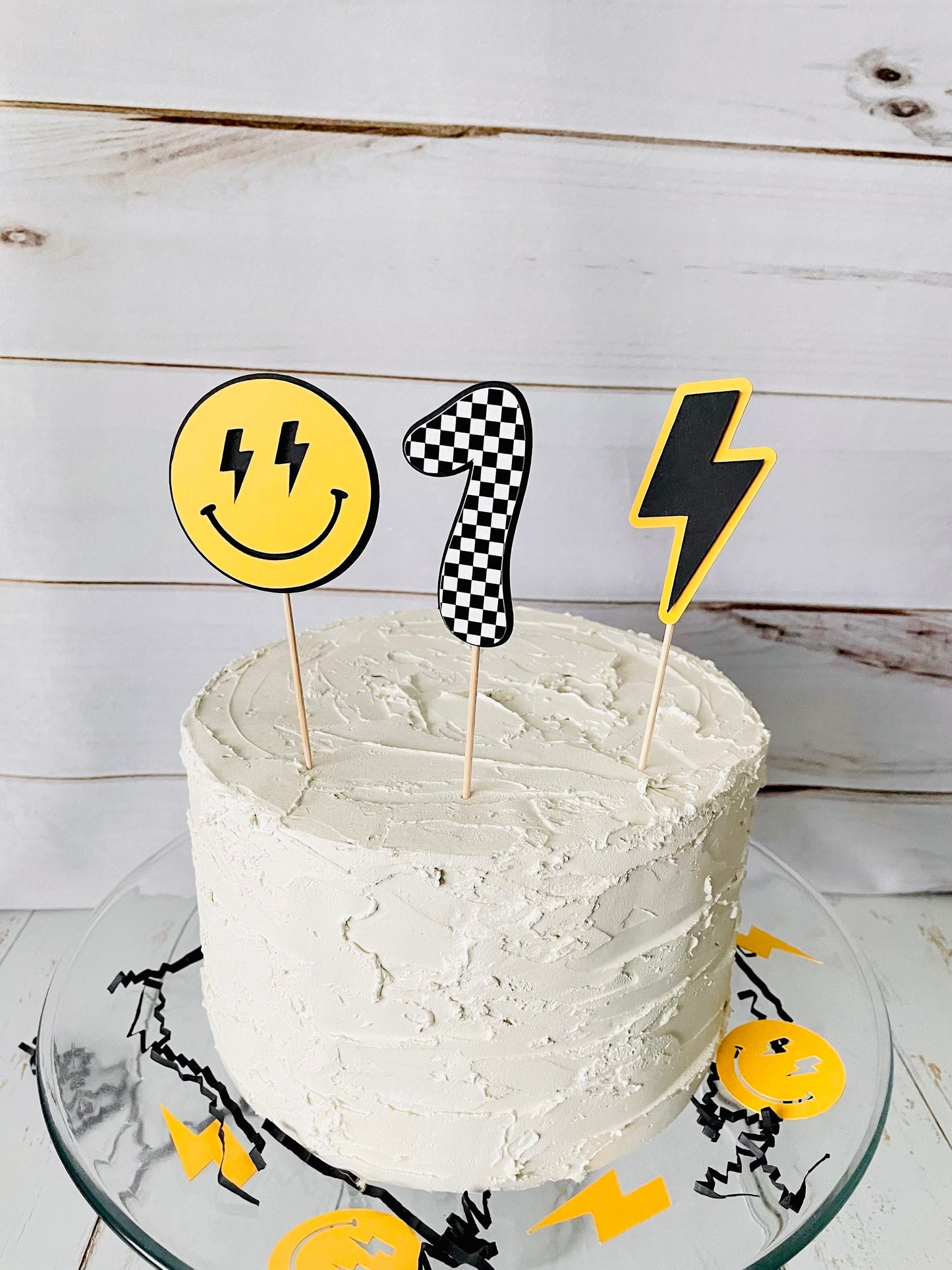 Smiley Face Cupcake Toppers