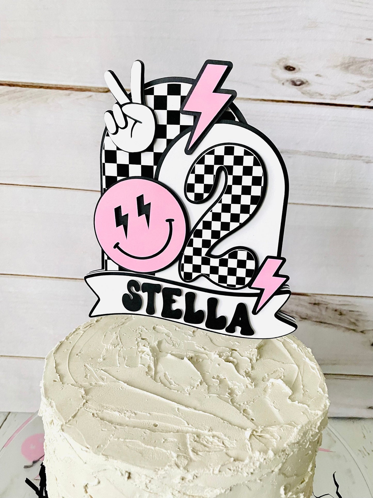 Smiley Face Cake Topper